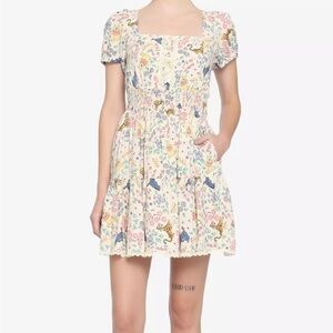 Disney Winnie The Pooh Floral Smocked Babydoll Dress 3XL